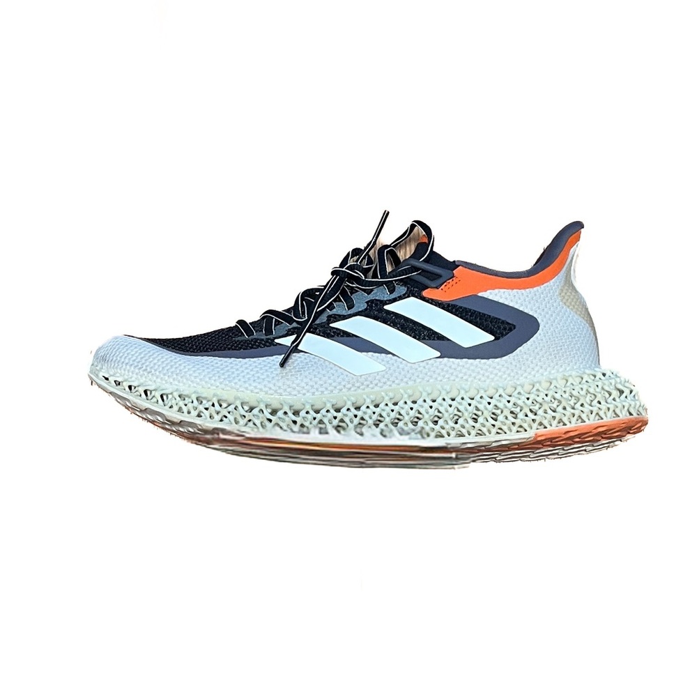 Adidas Cream and Bright Orange with Dark Grey Sneakers